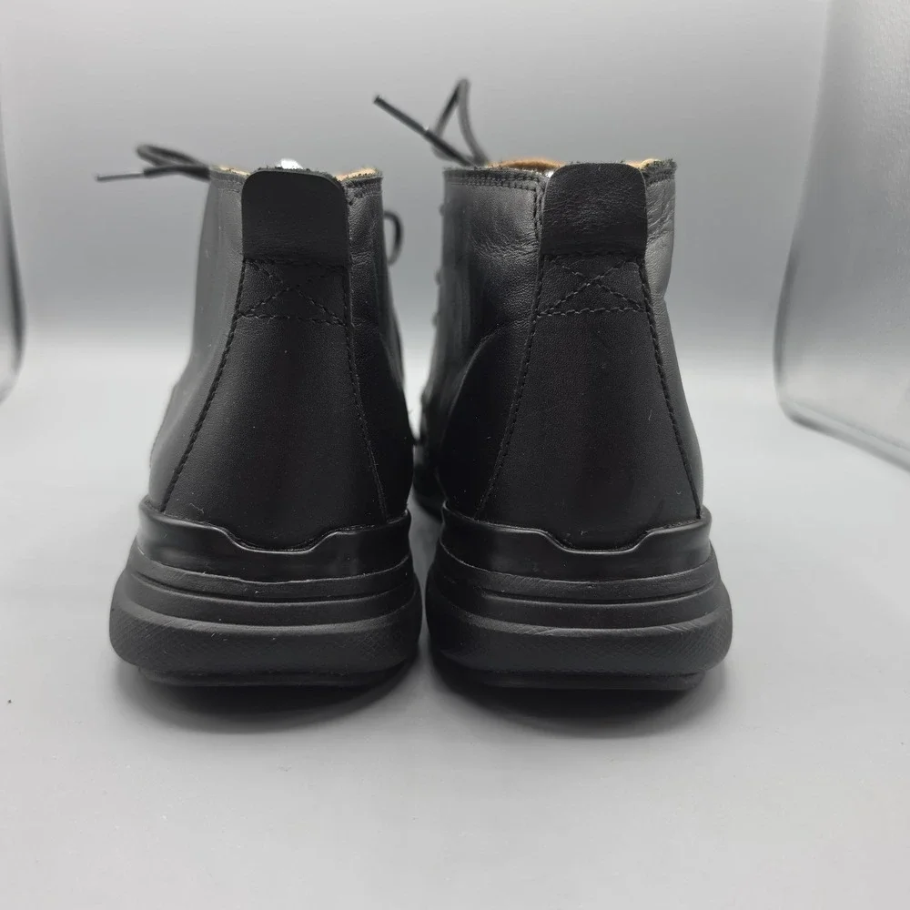 Kuru Aalto Chukka Boots Mens 8 Black Leather Comfort Supportive‎